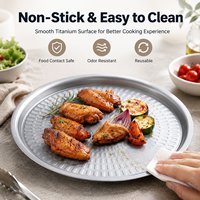 FHH Reine Titan Antihaft-Grillplatte GR1 Ultraleicht Tragbarer BBQ Outdoor-Grill Kundenspezifische OEM Großhandel