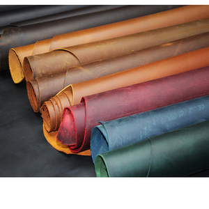 Cuir véritable vintage Crazy Horse, cuir de vachette pleine fleur, cuir tanné à l'huile, 2,0 mm, 20-25 pieds carrés - Product Image 6