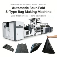 Máquina Automática JDSL-1100 para Fabricar Bolsas de Plástico en Rollo con Motor
