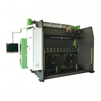 Presse plieuse hydraulique CNC 160T3200 pour tôles d'aluminium, 8+1 axes, contrôleur DA66S