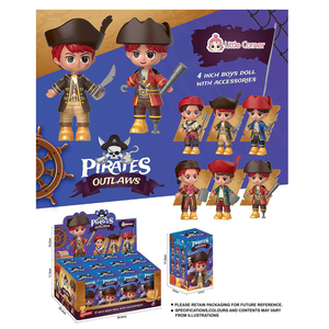Boîte Mystère Pop Art Figurine de Collection Petit Garçon Pirate PVC ABS Accessoires Figurine d'Action Boîte Surprise Promotion Jouet Bonbon - Product Image 2