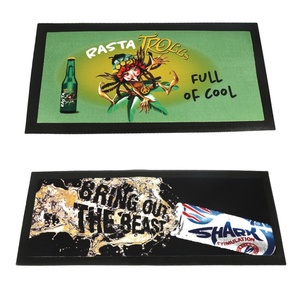 מחצלות בר מגומי ניטריל ידידותיות לסביבה עם הדפסת דוגמאות בהתאמה אישית למחצלת בר לניקוז בירה - Product Image 3