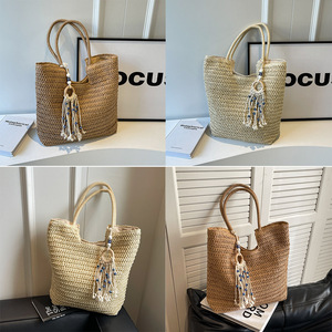 Sac à main bandoulière de plage et de vacances, grande capacité, texture polyvalente, nouvelle collection Printemps 2026, pour les trajets quotidiens et le voyage transfrontalier - Product Image 4