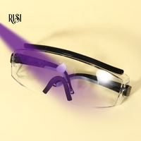 RISI Professional UV LED Glue Shaker Glasses pour extensions de cils, réutilisables, en plastique écologique, avec adhésif à séchage rapide