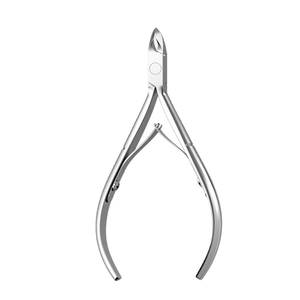 Venta al por mayor de acero inoxidable pinza para uñas con logotipo personalizado cutícula duradera antideslizante HERRAMIENTA DE MANICURA hoja con punta afilada - Product Image 1