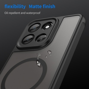 Étui magnétique fin transparent mat en PC pour Motorola <span class=keywords><strong>Moto</strong></span> G86 Power / <span class=keywords><strong>G100</strong></span> Pro / G86 / ThinkPhone 25, compatible avec la charge sans fil - Product Image 5