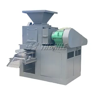 Energy saving press roller briquetting for charcoal dust coal rice husk briquette machine sawdust