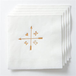 Serviettes en papier jetables 1 pli 18 g/m² 33x30 cm 500 feuilles par sac, douces et pliées, pour restaurants, hôtels, décoration de table - Product Image 1