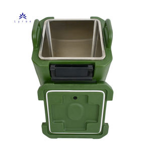 Lyroe <span class=keywords><strong>prix</strong></span> d'usine en gros 50L carré réchauffeur d'aliments isolation soupe baril garder les aliments au chaud transport conteneur baril - Product Image 2