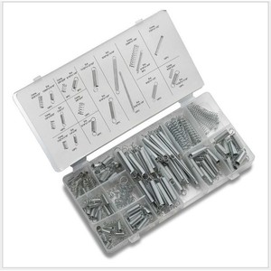 Cylindrical <b>Compression</b> <b>Spring</b> Set 200Pcs Steel Telescopic <b>Springs</b> With Hooks For Mechanical Parts Repair - Product Image 2