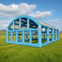 Nouvel Hangar Gonflable Géant Commercial pour Expositions, en PVC Imperméable et Durable, pour Extérieur, Couleur et Logo Personnalisables, Installation Facile