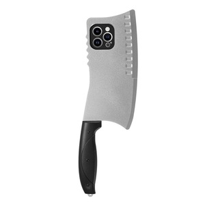 Capa de Celular Criativa e Divertida com Faca de Cozinha Simulada para <span class=keywords><strong>iPhone</strong></span> 17Air 11 12 13 14 15 16 Pro Max, Capa Traseira Antichoque de Cobertura Total - Product Image 3