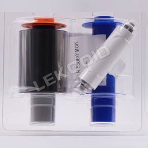 Nastro colorato Fargo HDP5000 YMCK e pellicola trasparente per il trasferimento, fargo 84051 e fargo 84053