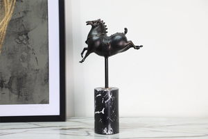 Wholesale home decor antique bronze running horse metal sculpture home decoration horse <span class=keywords><strong>statue</strong></span> - Product Image 2