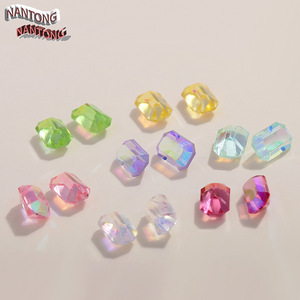 เรซิ่นรูปทรงแปดเหลี่ยมขนาด 4x6 มม. สีลูกกวาด สำหรับตกแต่งเล็บ DIY สไตล์ญี่ปุ่น - Product Image 2