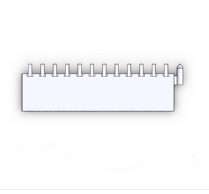 ATX điện WTB 2 vị trí 2.00mm Pitch Brass SMD một boardlock (bên phải) ngà nhà ở màu sắc - Product Image 2