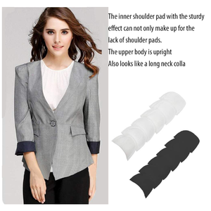 Almohadillas de hombro para mujer, esponja de costura, potenciador de hombro fino, hombros redondos, Blazer, <span class=keywords><strong>camiseta</strong></span>, vestidos, accesorios de costura - Product Image 3