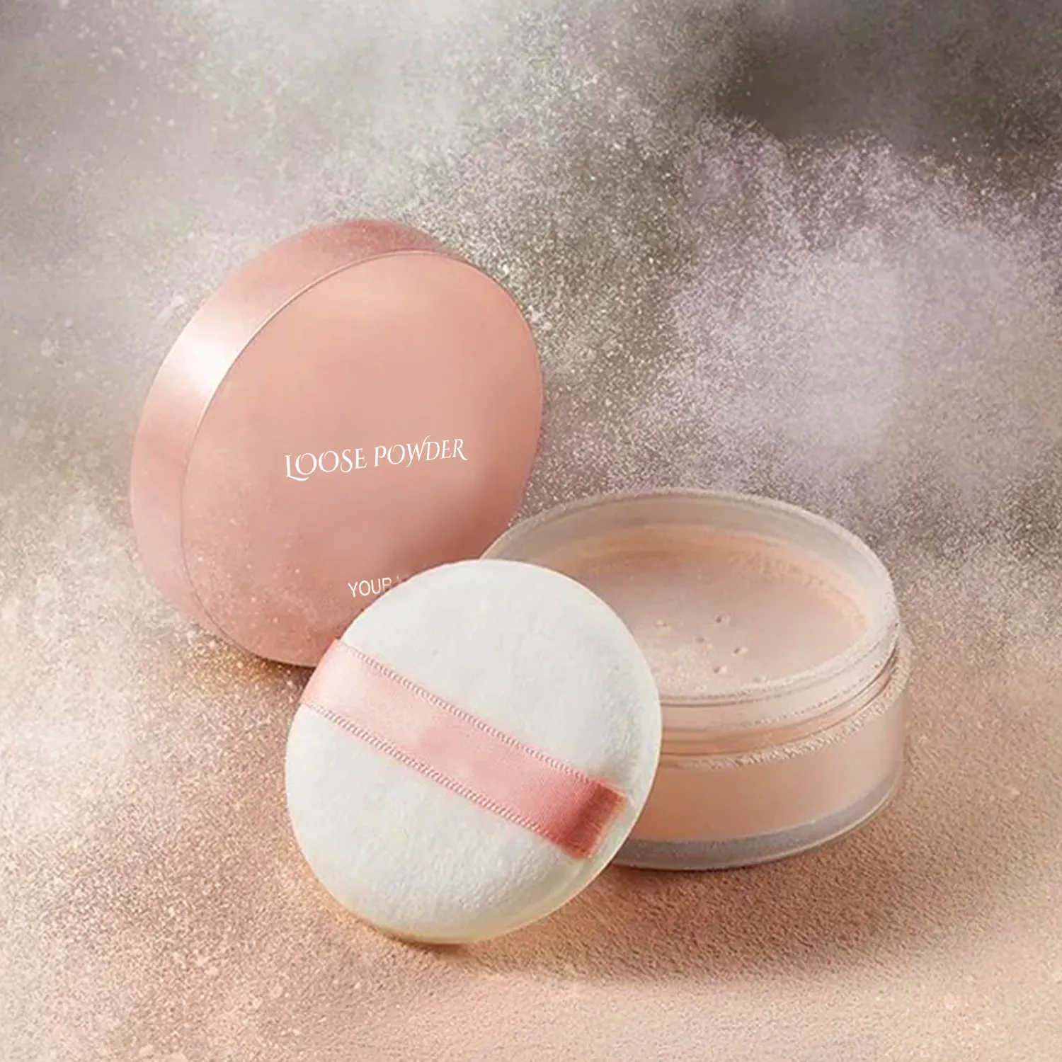 Paraben Free Multiple Function Powder Foundation Koreanischer Trend Spf Loose Highlighter Face Glow Powder Private Label