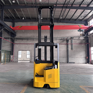 Electric Reach Truck <b>Seat</b> Operated Narrow Aisle Stacker Forklift High Lift Reach Stacker Electric Forklift for Warehousing - Product Image 5