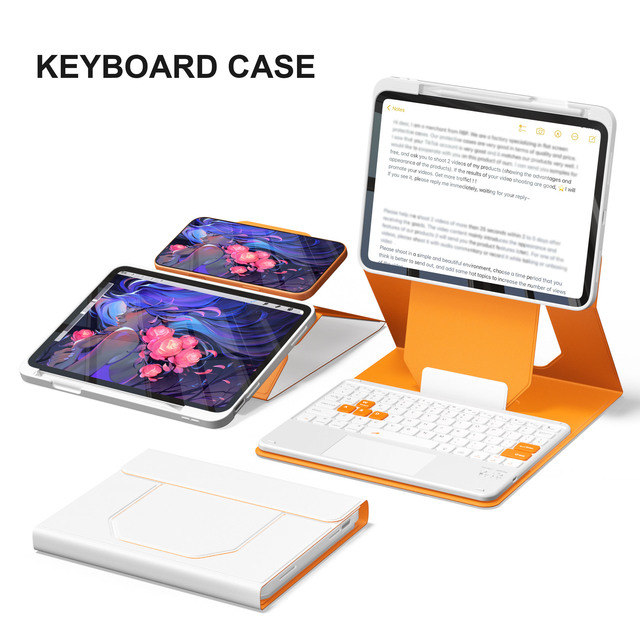 Keyboard Case for iPad Air 4th/5th 10.9"/Air 11(M2/M3/M4) /iPad Pro2th/3th/4th 11-inch(2020/2021/2022)