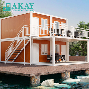 Cao cấp mô-đun sang trọng prefab biệt thự 40ft vận chuyển <span class=keywords><strong>container</strong></span> tái chế màu xanh lá cây nhà di động nhà với ban công - Product Image 6