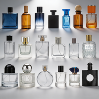Botol Parfum Kaca Custom Matte Finish Warna Sesuai Pesanan Berbagai Gaya Multi-kapasitas Sprayer 5ml-100ml Botol Pompa Tekan