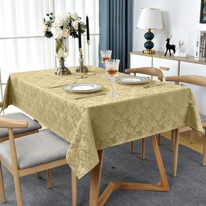 Jacquard Khăn trải bàn hoa mẫu Polyester bảng vải tràn bằng chứng chống bụi chống nhăn bảng bìa cho nhà bếp - Product Image 3