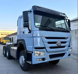 Camion tracteur HOWO 6X4 à <span class=keywords><strong>prix</strong></span> d'usine, nouvelle cabine, pneus neufs, 40T, 371 ch, tête de camion avec moteur Weichai, Euro 3, diesel, conduite à gauche - Product Image 1