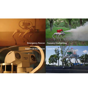 Robot quadrupède industriel personnalisé, robot intelligent intelligent à intelligence artificielle, chien robot pour le sauvetage, la foresterie, la lutte contre les incendies, la sécurité, la <span class=keywords><strong>patrouille</strong></span>, l'inspection - Product Image 1