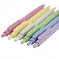 Stylos à bille en plastique lisse de 1.0mm en gros en vrac-Fournitures scolaires et de bureau légères, logo personnalisé pour cadeaux promotionnels
