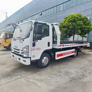Isuzu Wrecker <b>Truck</b> One Piece <b>Flatbed</b> 4 Ton Capacity EURO 4 Emission with One Tow Two System - Product Image 2