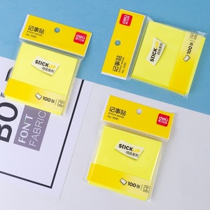 Deli <b>Sticky</b> <b>Notes</b> 9085 Square Paper 100 Sheets Self-adhesive Multi-color Fluorescent Memo Pad - Product Image 5