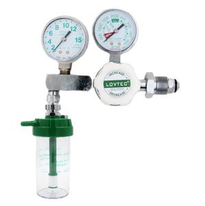 Reductor de presión de <span class=keywords><strong>gas</strong></span>, concentrador de oxígeno de estilo Sudáfrica, doble calibre, bull nose /CGA870 - Product Image 5