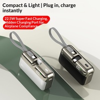 Mini batería externa de emergencia de 10000mAh, cargador portátil compacto de bolsillo para regalo