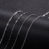 Collier Bowei classique plaqué argent avec pendentif en zircone cubique pour femme, collier polyvalent