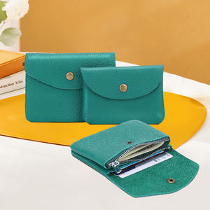 Portamonete Uomo Piccolo E Tascabile Con Portachiavi - Design Retrò In Poliestere - Foto 3