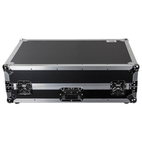 Flight case pour Pioneer DDJ-1000SRT avec espace rack 1U et plateforme coulissante