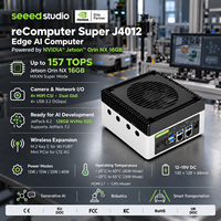 Seeed Studio ReComputer Super J4012 NVIDIA Jetson Orin NX 16GB 157 TOPS 8-Core CPU Komputer AI Edge Kompak untuk AI Generatif