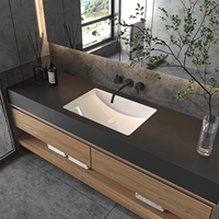 Meilleures ventes : Ensemble de meuble-lavabo double vasque en céramique avec miroir, évier et armoire en bois écologique, style italien, pour usage hôtelier