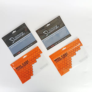 Sacs d'emballage personnalisés pour matériel de pêche, sachets refermables à fond plat pour leurres, appâts et accessoires de pêche - Product Image 1