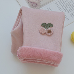 Nuevas mallas para niñas Fleeced Thickened New Baby Warm Cotton Pants Pantalones para niños - Product Image 4