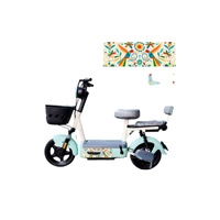 Vélo électrique Fanlin AT0066 avec batterie au plomb 48V, cadre en acier au carbone à 3 vitesses, freins à tambour avant/arrière, autonomie de 31 à 60 km, moteur à moyeu arrière