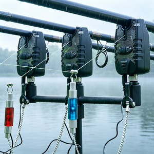 Set Professionale Hirisi per Pesca alla Carpa con 2/3 Avvisatori Acustici, Swinger, Picchetti da Riva, Kit Attrezzatura in Plastica EVA, Modello Lago 4514 - Product Image 4