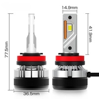 Ampoule de phare LED Canbus G12W H11 HB5 9007 12V 6500K 130W 30000 Lumens Nouvelle Adaptation Universelle pour Voiture