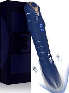 Sessiz şok vibratör kadınlar 2-in-1 yapay penis 10 titreşim 3 şok modları esnek kafa g-spot klitoral stimülasyon yumuşak - Product Image 6