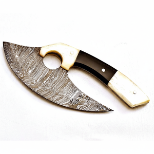 Couteau à pizza en acier damas de qualité supérieure/couteau à Pizza en acier à haute teneur en carbone fait à la main - Product Image 1