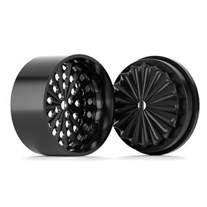 Va Grinder Keramik mühle 3.0 Sun Ray Zähne Antihaft 5 Stück Aluminium Keramik Kräuter mühle mit Behälter für Smoke Shop - Product Image 4