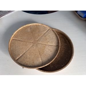 Platos de cena a base de salvado ecológicos biodegradables sin químicos e ideales para catering ecológico, eventos y uso diario - Product Image 3
