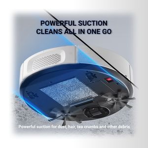 Robot <span class=keywords><strong>aspirateur</strong></span> intelligent avec fonction de lavage et de balayage, aspiration 4500Pa, fonctionnement silencieux 60dB - Product Image 4