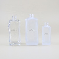 Flacon de lotion en verre ambré de luxe de haute qualité, ensemble de 10 ml à 50 ml, avec compte-gouttes européen, marquage à chaud, OEM disponible, logo personnalisé, soins de la peau
